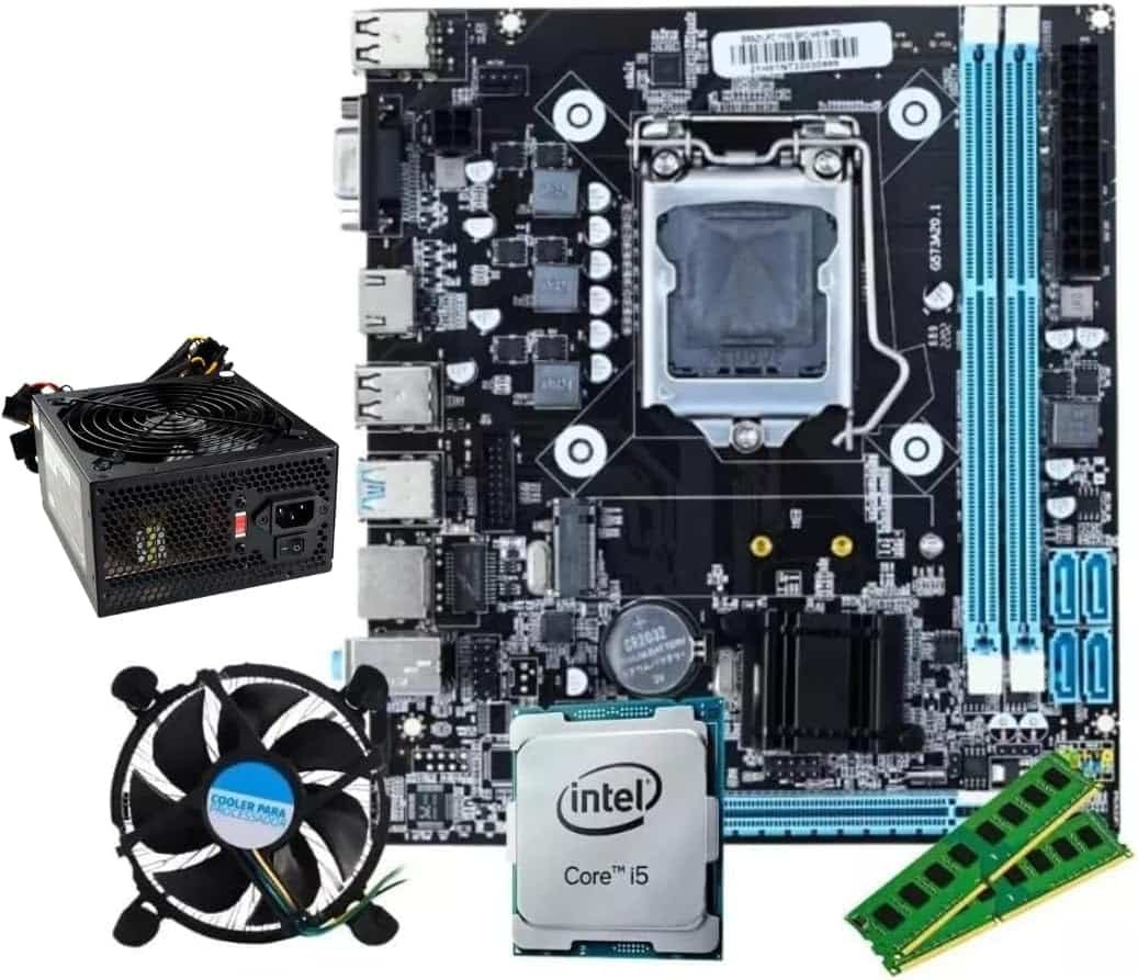 Kit Upgrade Intel i5 4570 com Placa Mãe H81 Testado por 30 dias