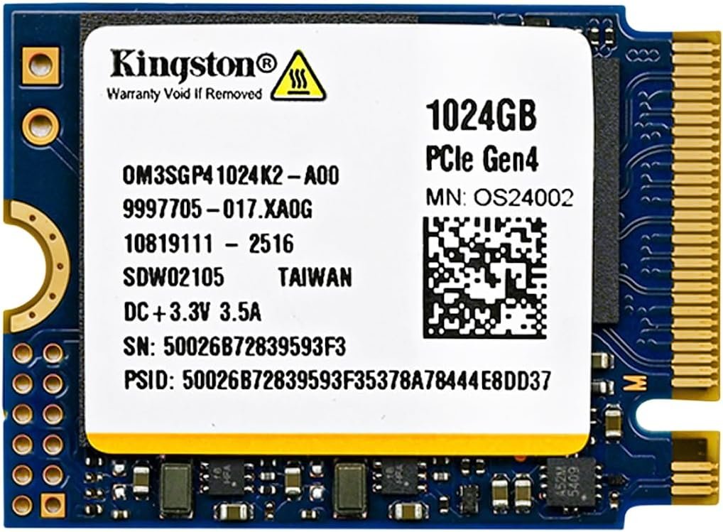 Kingston SSD M.2 2230 Review: Testado 7 dias em Steam Deck