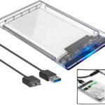Case HD 2.5" SATA SSD USB 3.0 Transparente Testado por 30 dias